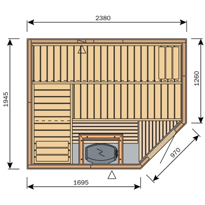 Harvia Variant S2520R Formula